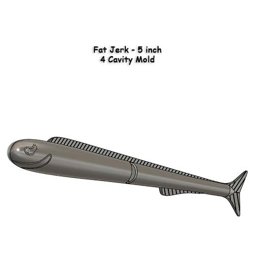 Fat Jerk 5 inch 4 cavity Mold