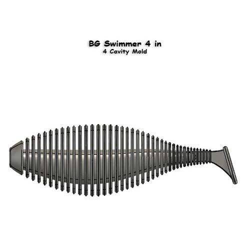BG Swimmer 3.3 In – 4 Cavity Mold