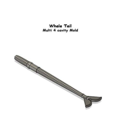 Whale Tail Multi Level Mold - 4 Cavity Mold