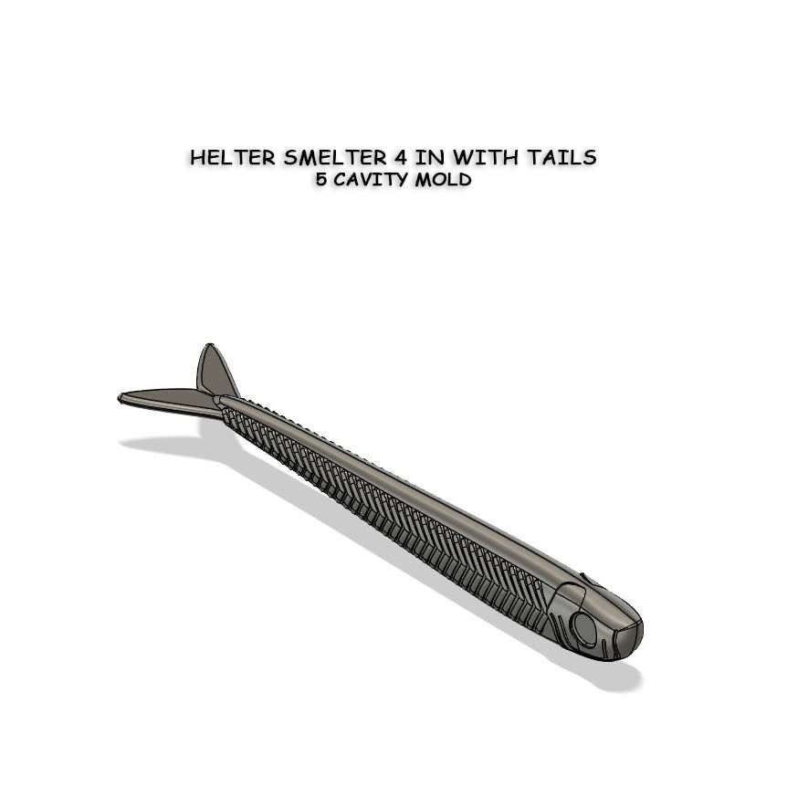 Helter Smelter 4 in - 5 Cavity Mold