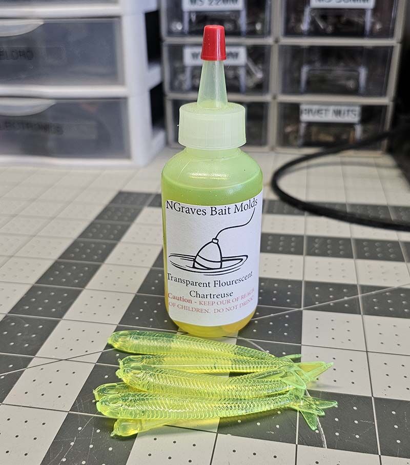 Transparent Fluorescent Chartreuse