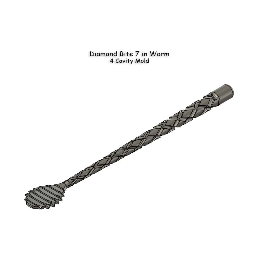 Diamond Bite 7 in Worm