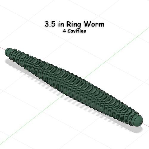 3.5 Ring Worm 4 Cavity Mold