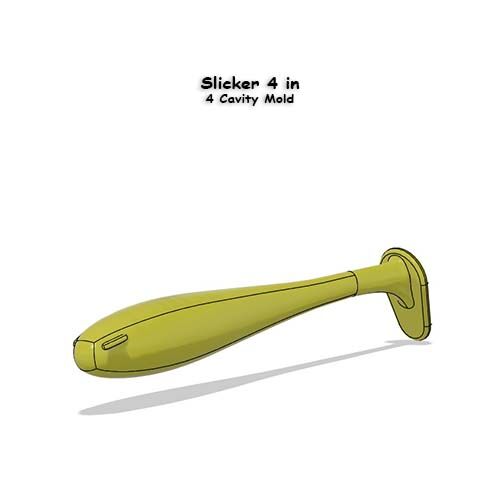 Slicker 4 in - 4 Cavity Mold