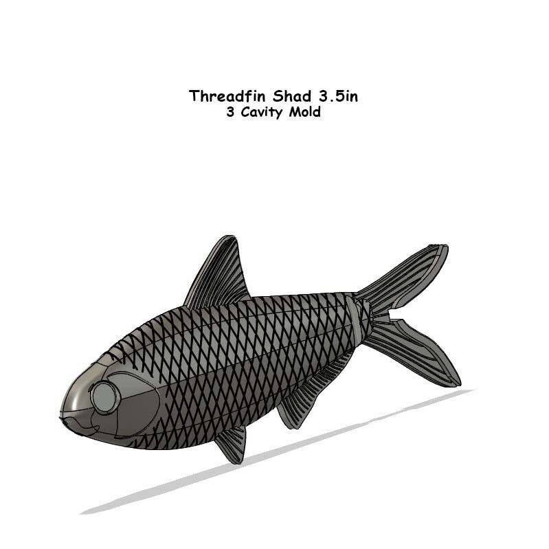 Threadfin Shad 3 cavities
