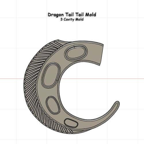 Dragon Tail Tail Mold